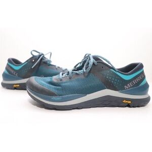 Merrell Mag 5 Teal Blue Hiking Trail Shoes Size 7.5